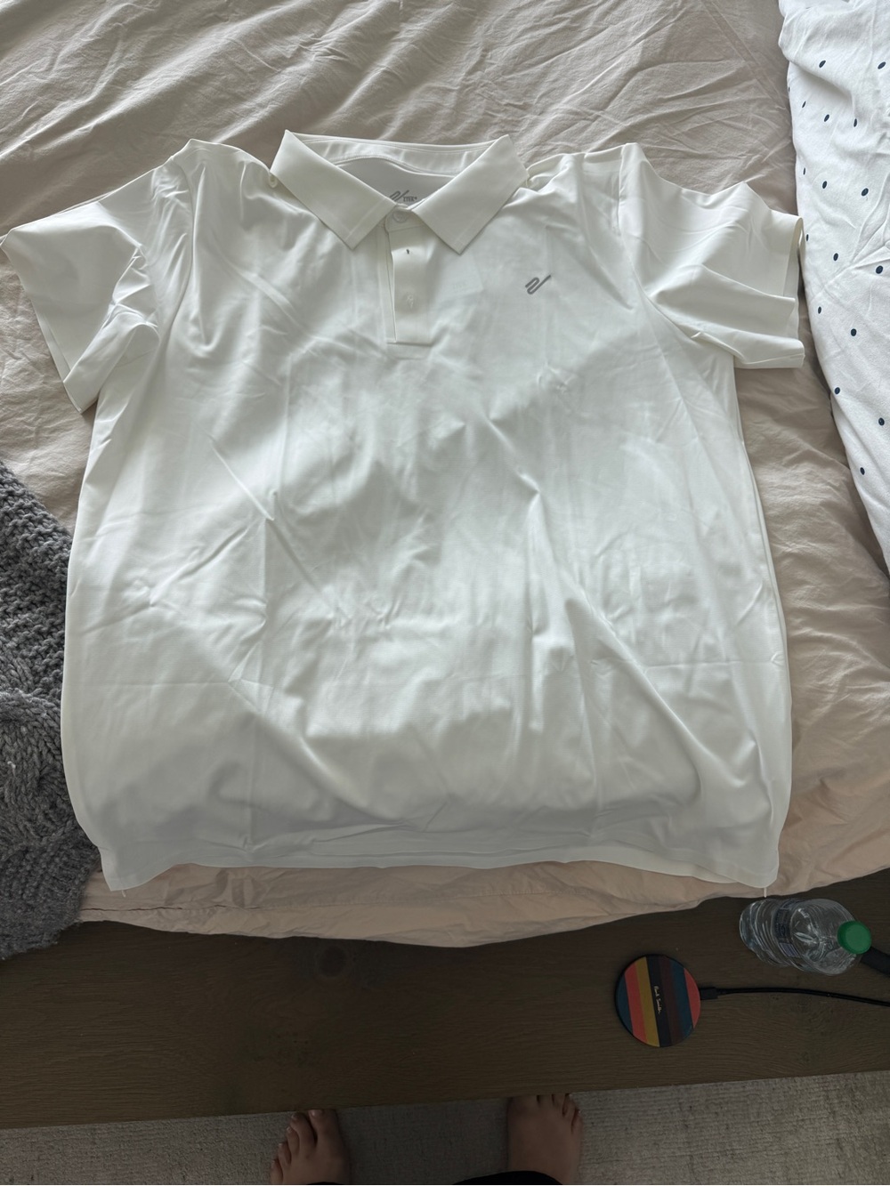 Men's White Polo Shirt